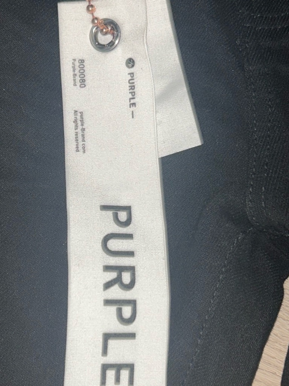 PURPLE Black Skinny Men’s Jeans — Slim Modern Fit